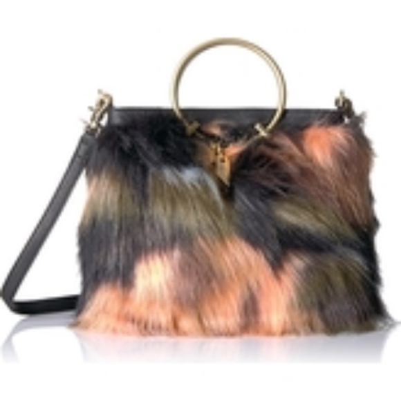 Foley & Corrina City Blooms Fur Ring Satchel - Picture 4 of 7